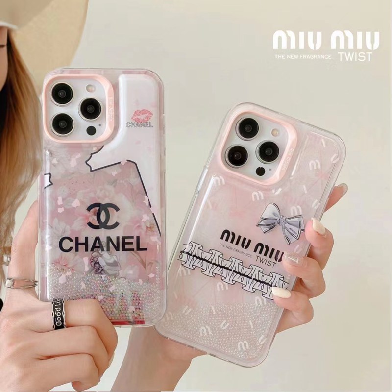 Chanel prada ミュウミュウ MiuMiu ディオール Dior 男女兼用 人気 ブランド iphone15 14 pro 14 plusケース  手帳型 ストラップ付き モノグラム 個性