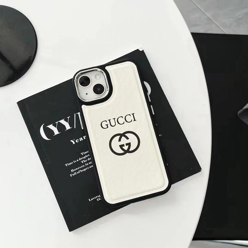 Gucci グッチ ハイブランド iphone14Pro max/14Pro/14Plus/14ケース 韓国風 モノグラム レザー製 背面エンボス