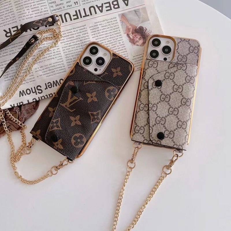 lv ヴィトン gucci グッチ iphone14pro max plusケース お洒落カード財布バッグ革モノグラム ストライプ ブランド アイフォン14/13/12/11カバー 男女