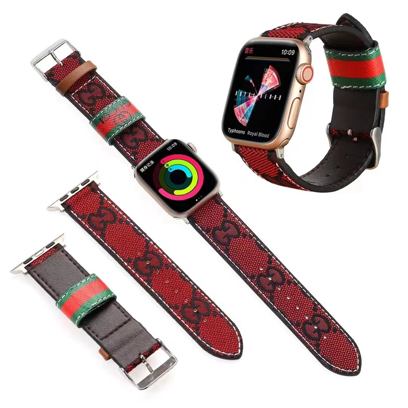 グッチgucciバーバリー アップルウォッチ8/se2/ultraハンドお洒落burberry騎士モノグラム革 腕時計apple watch8ブランド