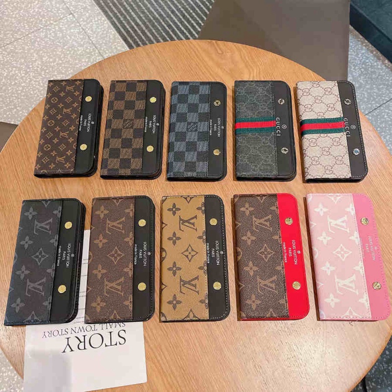 Gucci/グッチ LV/ルイヴィトン ブランド アイフォン14プロ マックス/14プロ/14プラス/14ケース Iphone14Pro Max/14Pro/14 Plusスマホケース 小銭入れ アイフォン14カバー カード収納 レディース