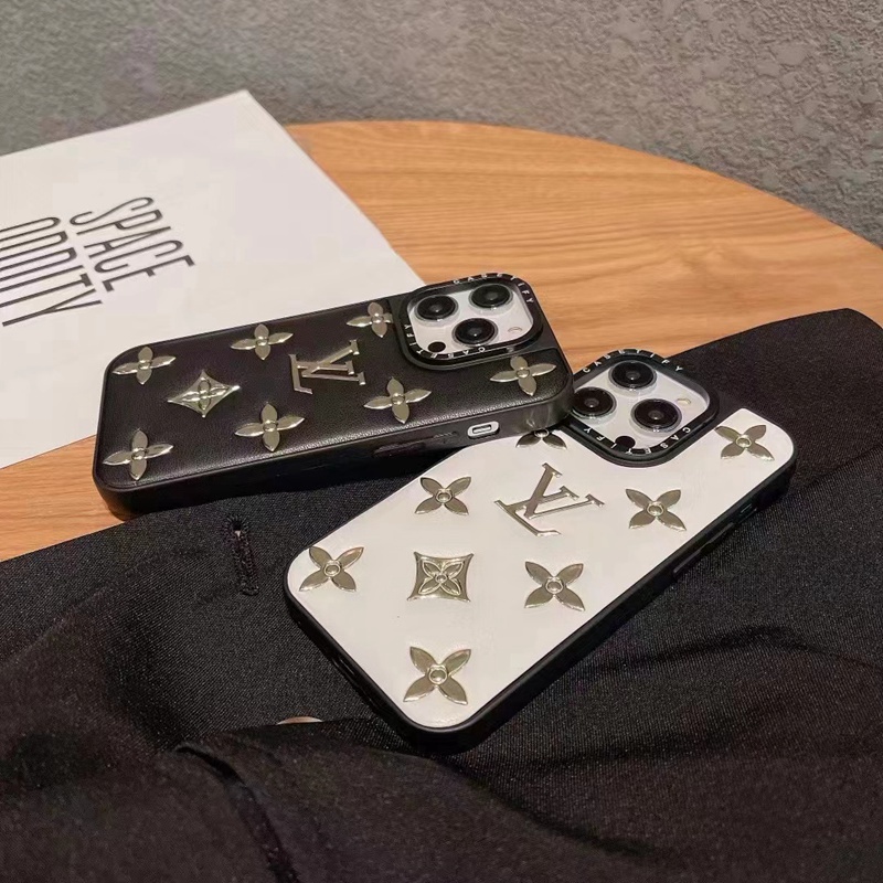 Louis Vuitton ルイヴィトン ブランド iphone 14/14 pro/14 pro max/14 plusケース モノグラム 背面レザー