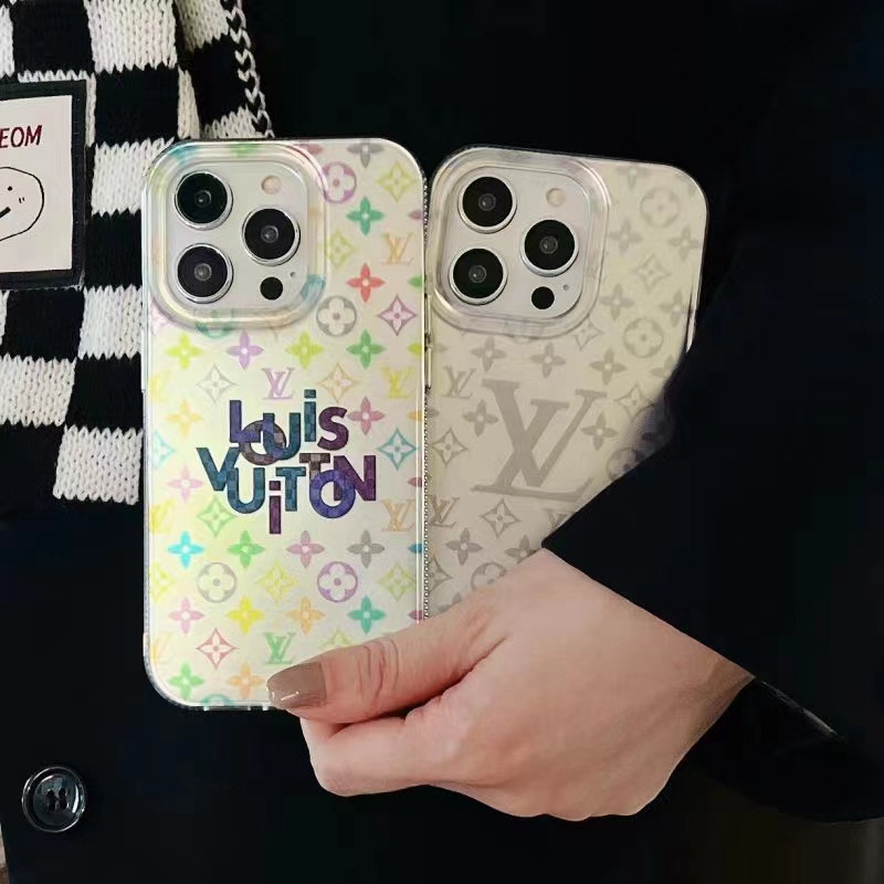 LV ルイヴィトン ブランド iphone14 pro max/14 Plusケース クリア 透明感 モノグラム ジャケット型 スマホケース カラー色 アイフォン14プロ マックス カバー レディーズ