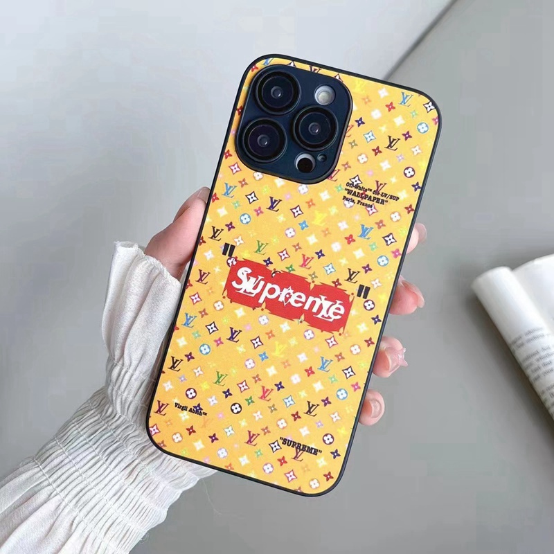 ヴィトンlvシュプリームsupreme iphone14pro max/14plusケース個性モノグラム彩ブランド アイフォン14男女