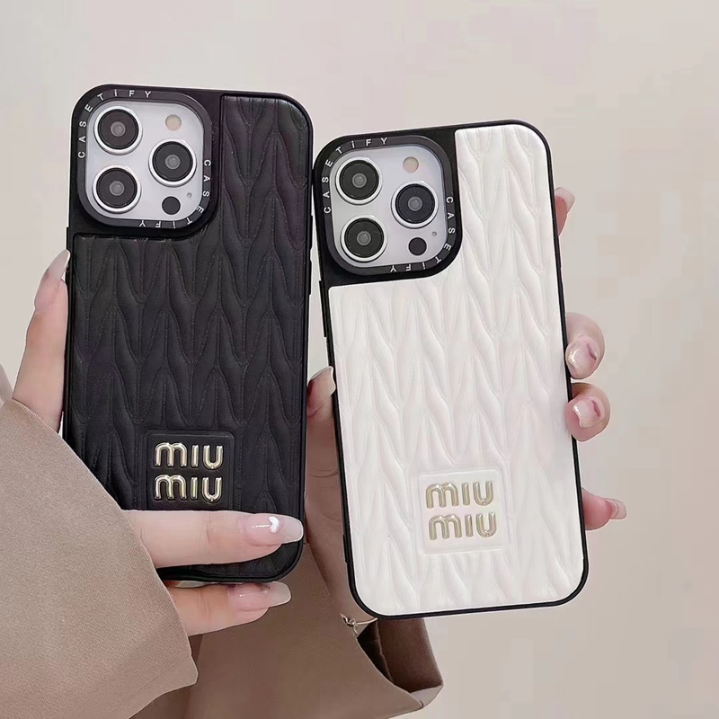 ミュウミュウiphone14pro max plusケースmiumiuきらきら モノグラム ジャケット ブランド アイフォン14カバー男女