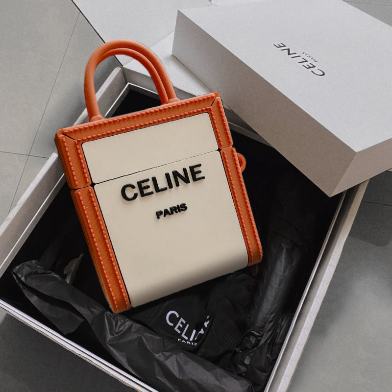 Celine ブランド エアーポッズ1/2/3/プロカバー かわいい お洒落 保護 紛失防止 収納便利 TPU 落下防止 男女