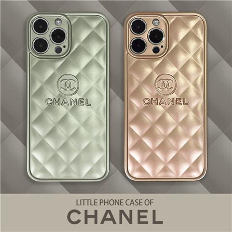 シャネル/CHANEL ハイブランド iphone 13 pro/13 pro max/13 miniケース 可愛い ジャケット型 菱形紋 芸能人愛用 シリコン