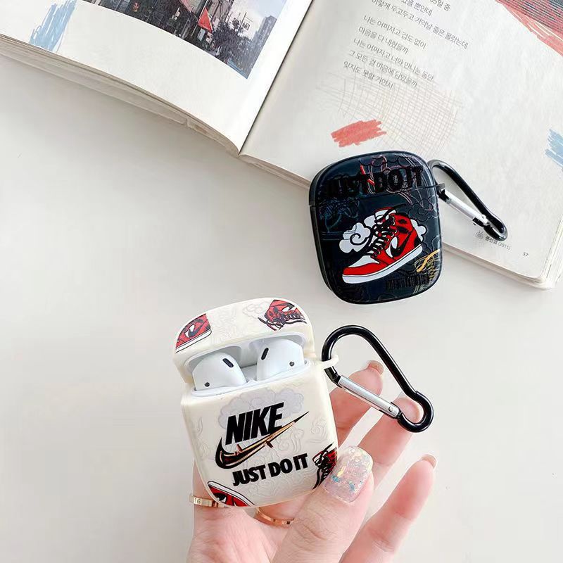 ナイキnike airpods pro2/3ケース靴スニーカー運動カラビナ落下防止エアーポッズ3/プロ2ブランド男女