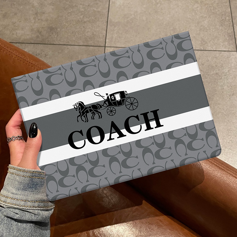 コーチCoachブランドアイポッドエアー5/ミニ6/9ケース手帳型モノグラムセレブ愛用スタンド男女