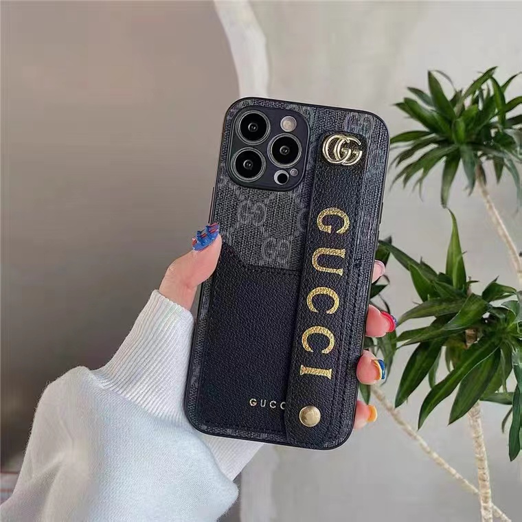 グッチ/GUCCI ハイブランド iphone se第3世代/13 pro/13 pro maxケース かわいい ジャケット型 モノグラム カード入れ