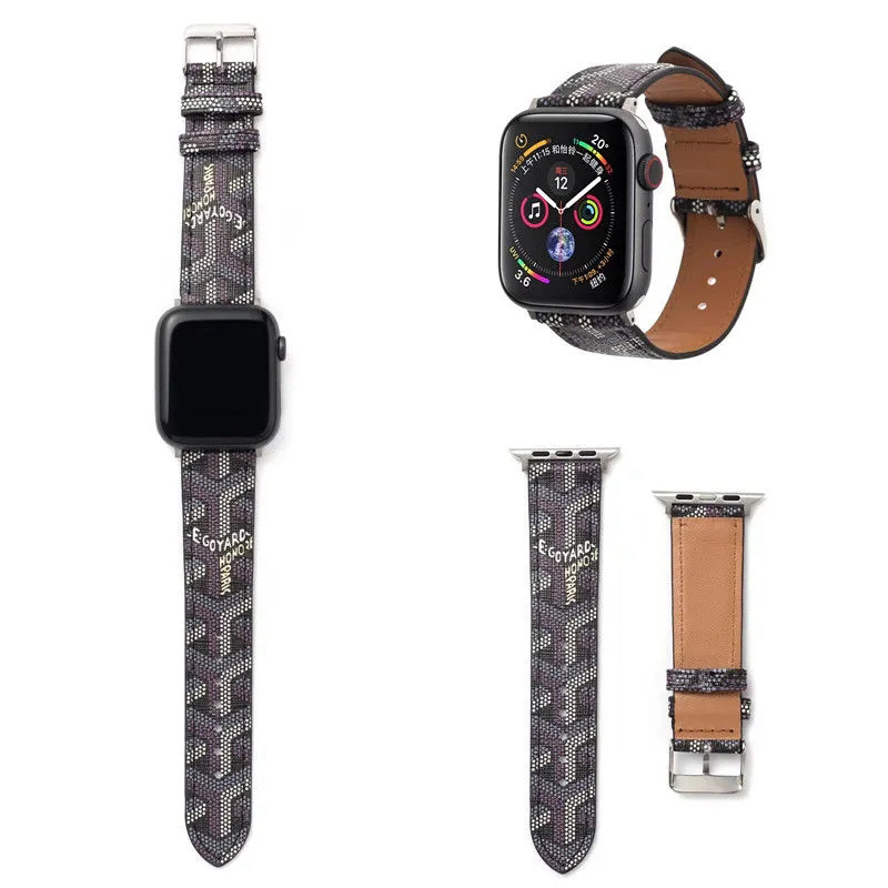 ゴヤール ブランド Apple Watch 7ベルト 革 個性 モノグラム ストラップ 経典 大人気