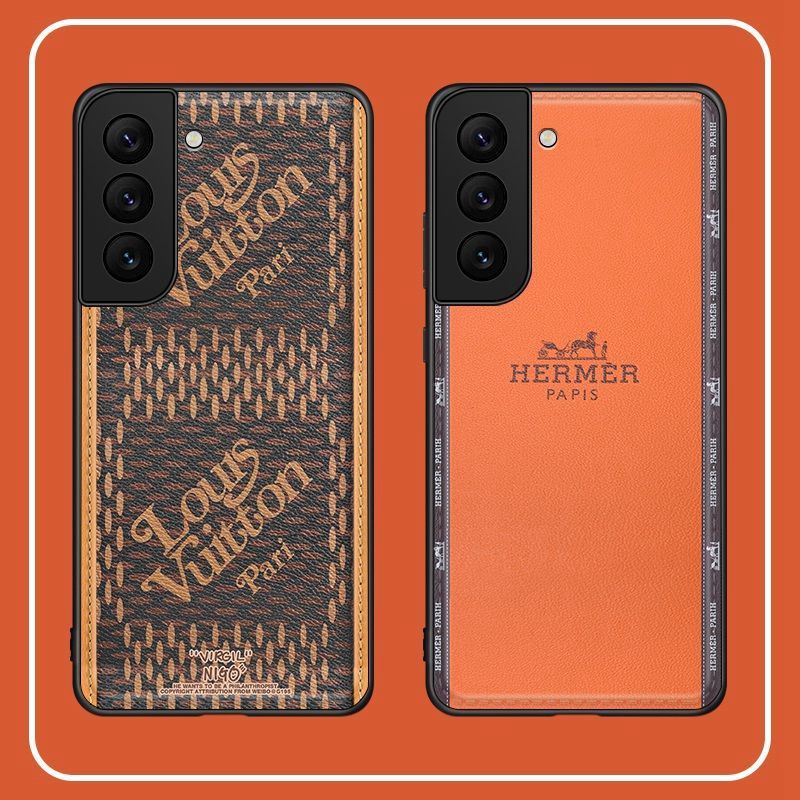 Hermes/エルメス LV/ルイヴィトン ブランド IPhone 14 plus/14 Pro/14 Pro Maxケース 可愛い Galaxy S23/S23+/S23 Ultra/Note21ケース モノグラム ジャケット型 レディース