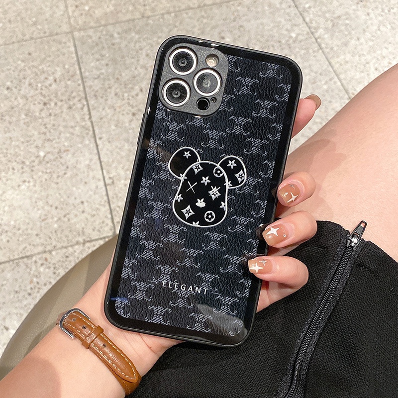 セリーヌ カウズ ヴィトン ブランドiphone14pro max plusケース ジャケット モノグラムKAWS lv celine男女