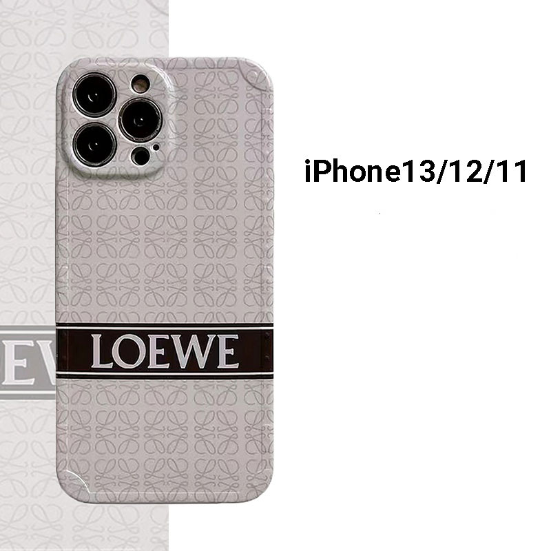 ロエベ Loewe ブランド アイフォン13/13pro max/13miniカバー モノグラム ジャケット型 シリコン 男女通用