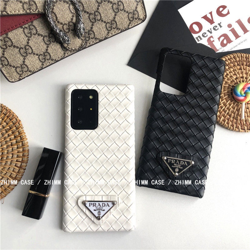 PRADA プラダ ブランド iPhone se3/13/13 Pro/13 Pro Maxケース かわいい ステッチ モノグラム