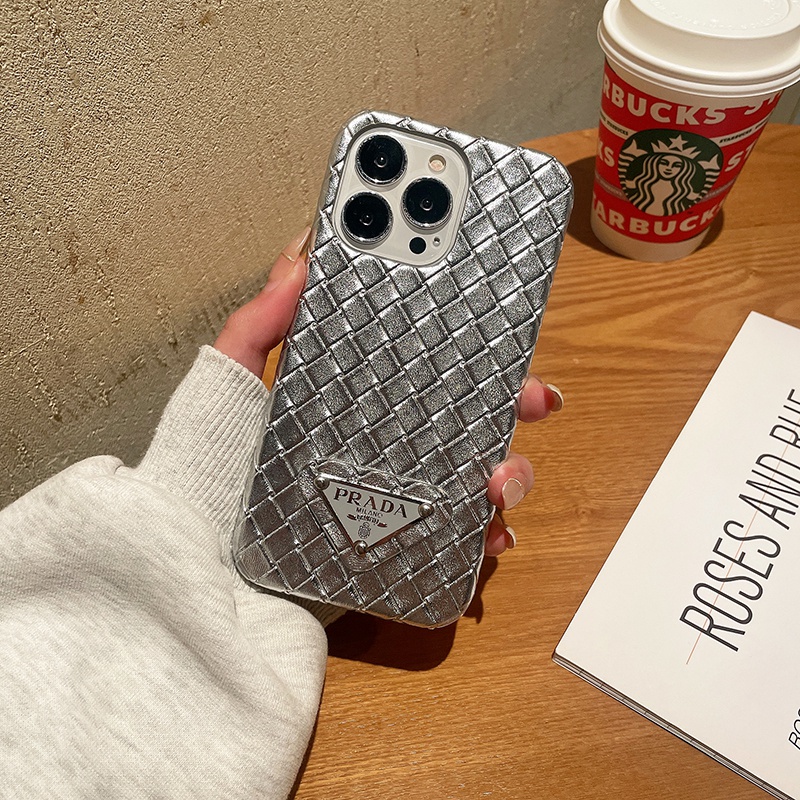 プラダ Prada ブランド Galaxy a53/S22/s22+/s22 ultraケース 可愛い ジャケット型 縫い キラキラ