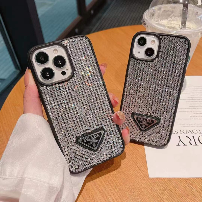 PRADA ブランド iphone 13/13 pro/13 pro maxケース かわいい きらきら プラダ ジャケット型