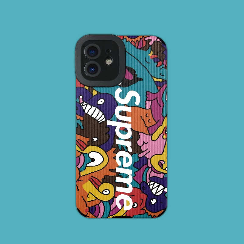 シュプリームSupremeブランド アイフォンse3/13 pro max miniカバーINS風ジャケットモノグラム芸能人iphone13ケース男女