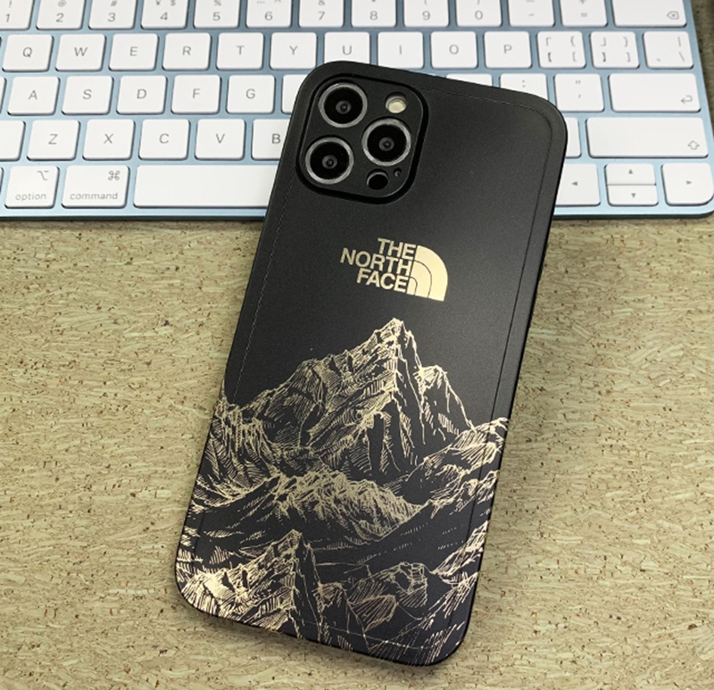 ザノースフェイスthe north faceブランドアイフォン13pro max miniカバー 個性 雪山 ジャケット型 コピー男女