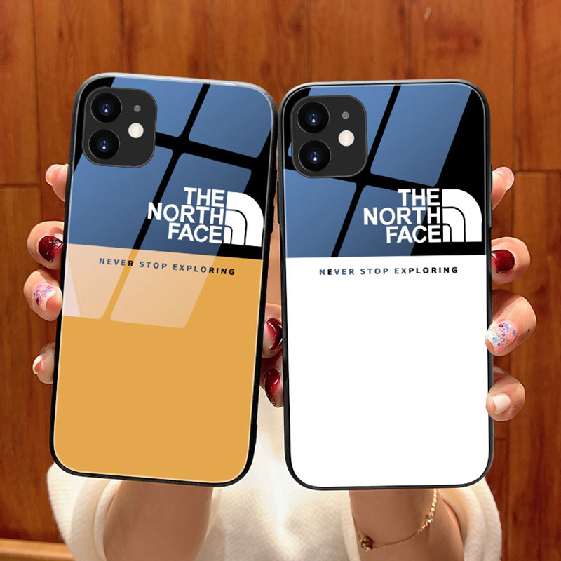 THE NORTH FACE ザ・ノース・フェイス ハイブランド iphone se 第3世代/14 pro maxケース 個性 ジャケット型 ガラス