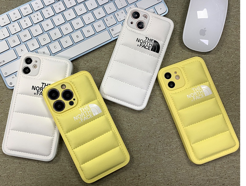 ザノースフェイス ブランドiphone14pro max/14plusケースThe North Faceダウンジャケット革セレブ愛用 激安 男女